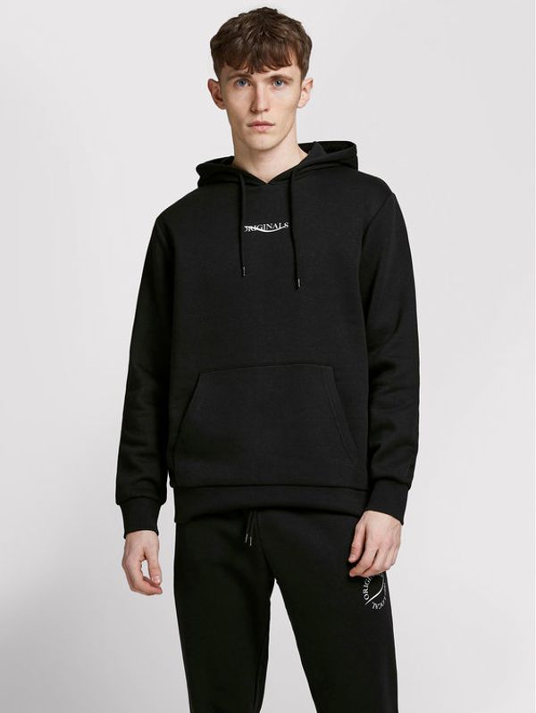 Jack&Jones Jack&Jones Суитшърт Relias 12195574 Черен Oversize