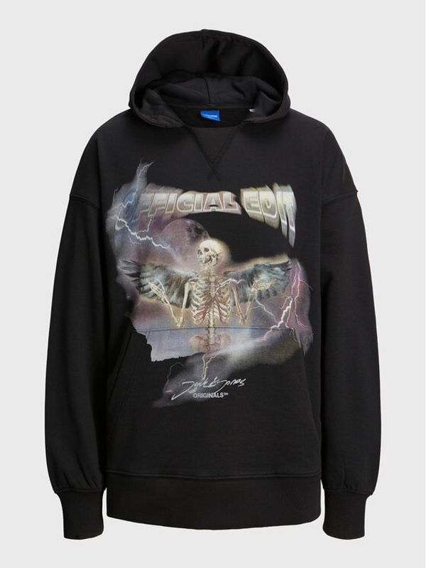 Jack&Jones Jack&Jones Суитшърт Rushskull 12216457 Тъмносин Oversize