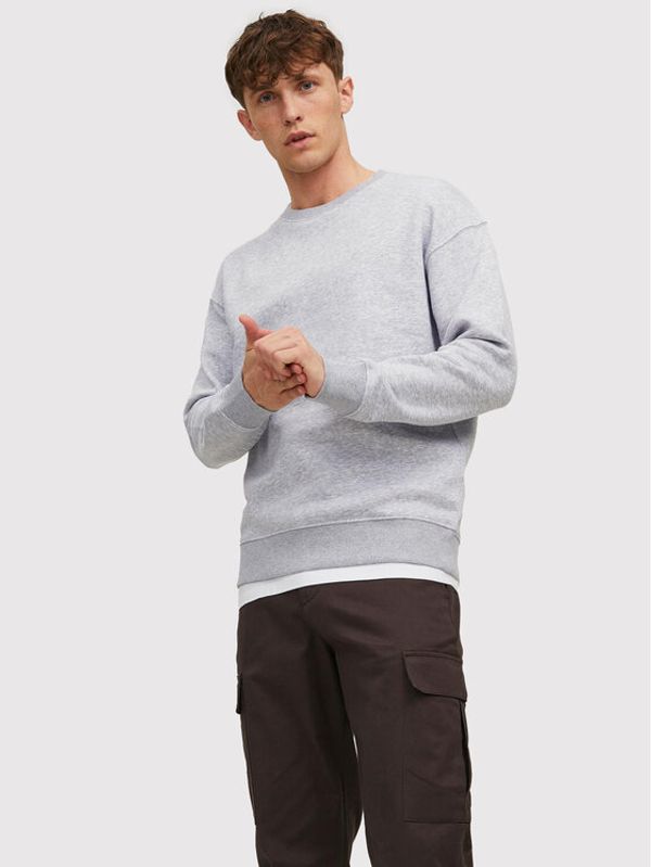 Jack&Jones Jack&Jones Суитшърт Star 12208182 Сив Regular Fit