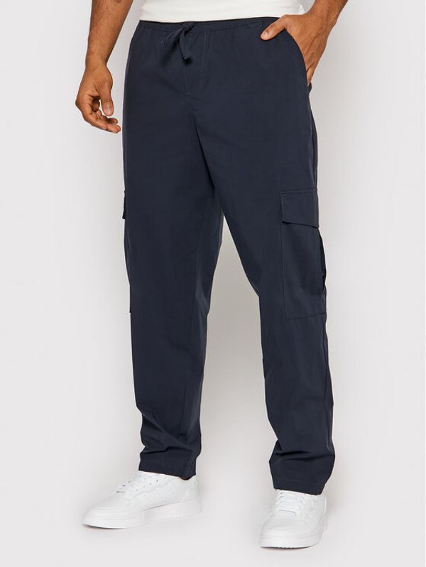 Jack&Jones Jack&Jones Текстилни панталони Bill Beau 12197977 Тъмносин Regular Fit