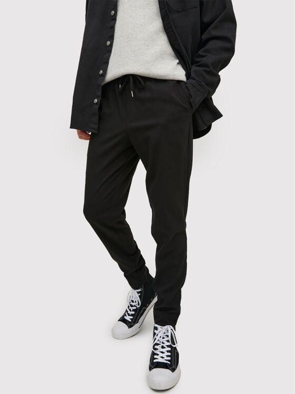 Jack&Jones Jack&Jones Текстилни панталони Tace 12212965 Черен Carrot Fit