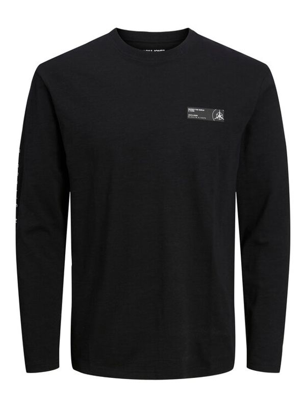 Jack&Jones Jack&Jones Тениска с дълъг ръкав 12229680 Черен Relaxed Fit