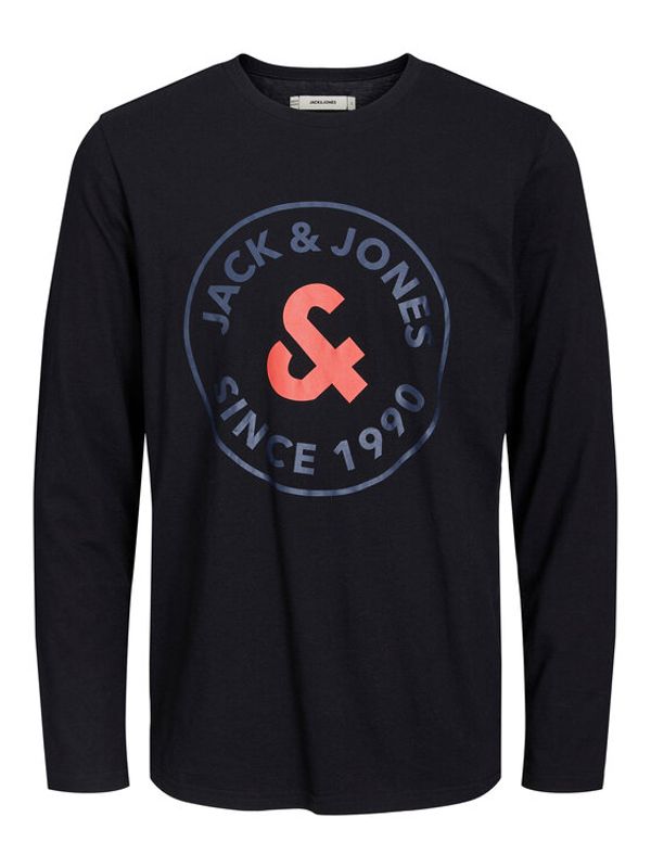 Jack&Jones Jack&Jones Тениска с дълъг ръкав Aaron 12224912 Черен Standard Fit