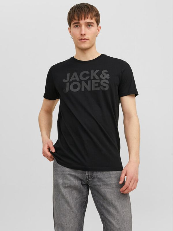 Jack&Jones Jack&Jones Тишърт 12151955 Черен Standard Fit