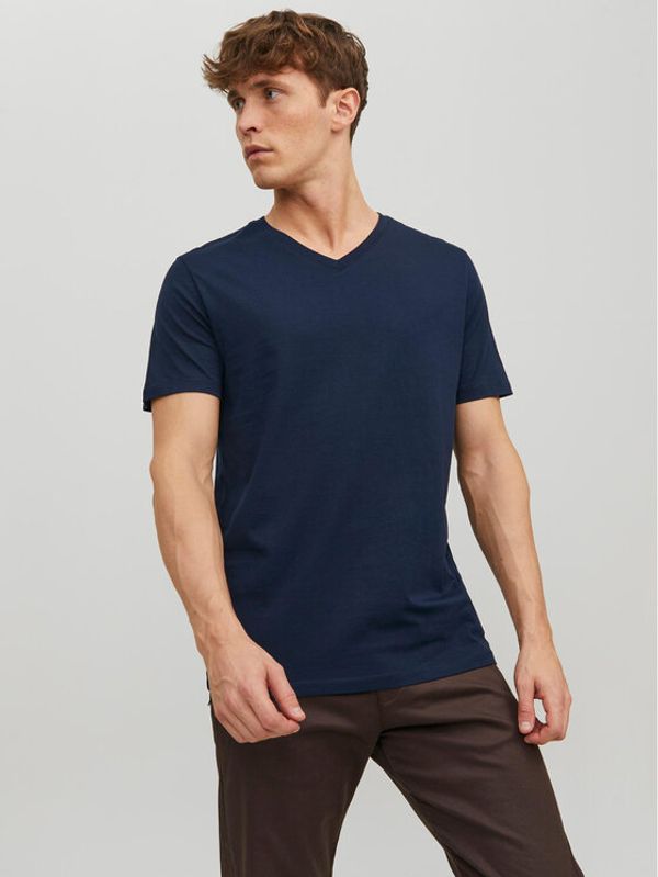 Jack&Jones Jack&Jones Тишърт 12156102 Тъмносин Standard Fit