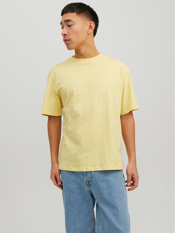 Jack&Jones Jack&Jones Тишърт 12176780 Жълт Relaxed Fit