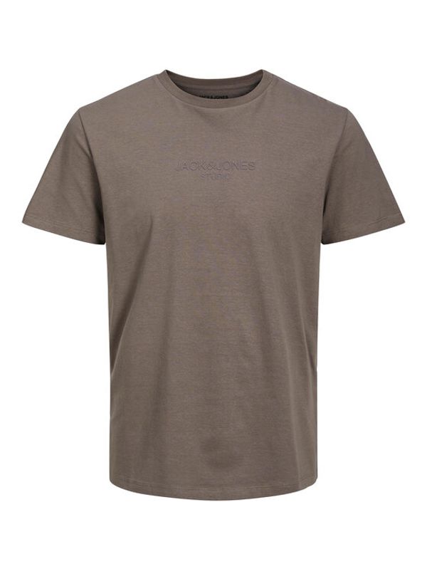 Jack&Jones Jack&Jones Тишърт 12221948 Сив Regular Fit