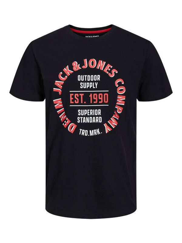 Jack&Jones Jack&Jones Тишърт 12222339 Черен Regular Fit