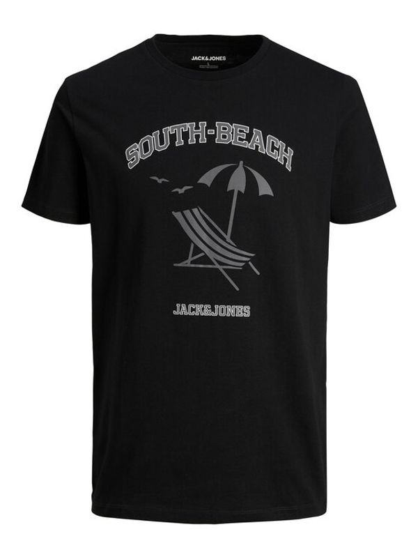 Jack&Jones Jack&Jones Тишърт 12222921 Черен Regular Fit
