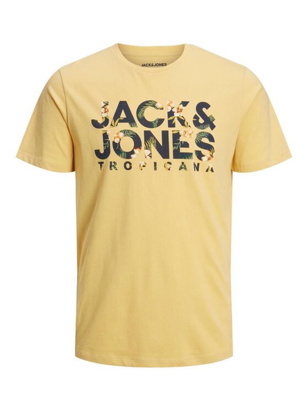 Jack&Jones Jack&Jones Тишърт 12224688 Оранжев Regular Fit