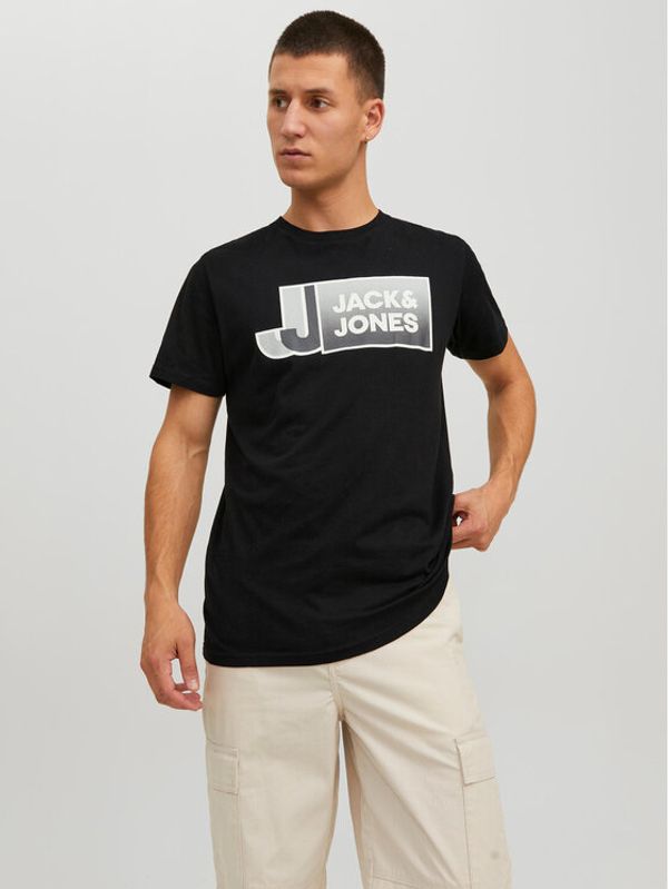 Jack&Jones Jack&Jones Тишърт 12228078 Черен Standard Fit