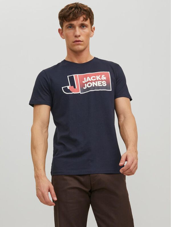 Jack&Jones Jack&Jones Тишърт 12228078 Син Standard Fit