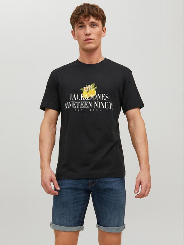 Jack&Jones Jack&Jones Тишърт 12228775 Черен Relaxed Fit