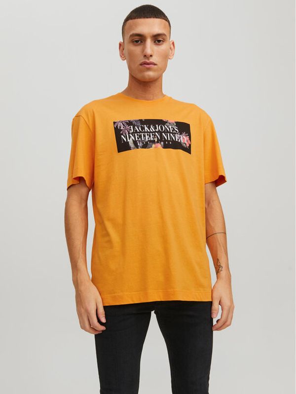 Jack&Jones Jack&Jones Тишърт 12228775 Оранжев Relaxed Fit
