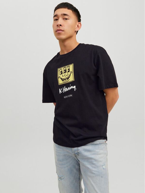 Jack&Jones Jack&Jones Тишърт 12230685 Черен Relaxed Fit