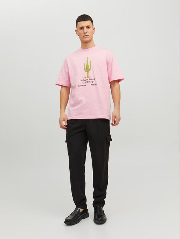 Jack&Jones Jack&Jones Тишърт 12230754 Виолетов Oversize