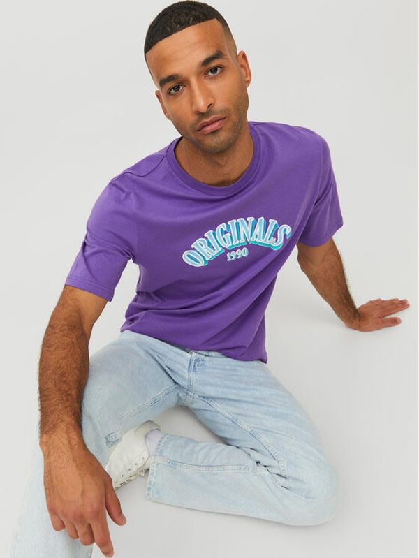 Jack&Jones Jack&Jones Тишърт 12232256 Виолетов Standard Fit
