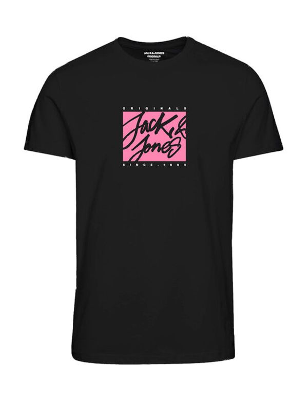 Jack&Jones Jack&Jones Тишърт 12232649 Черен Standard Fit