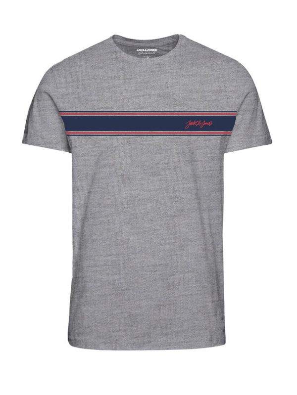 Jack&Jones Jack&Jones Тишърт 12232659 Сив Standard Fit