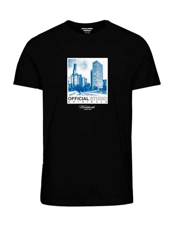 Jack&Jones Jack&Jones Тишърт 12232996 Черен Standard Fit