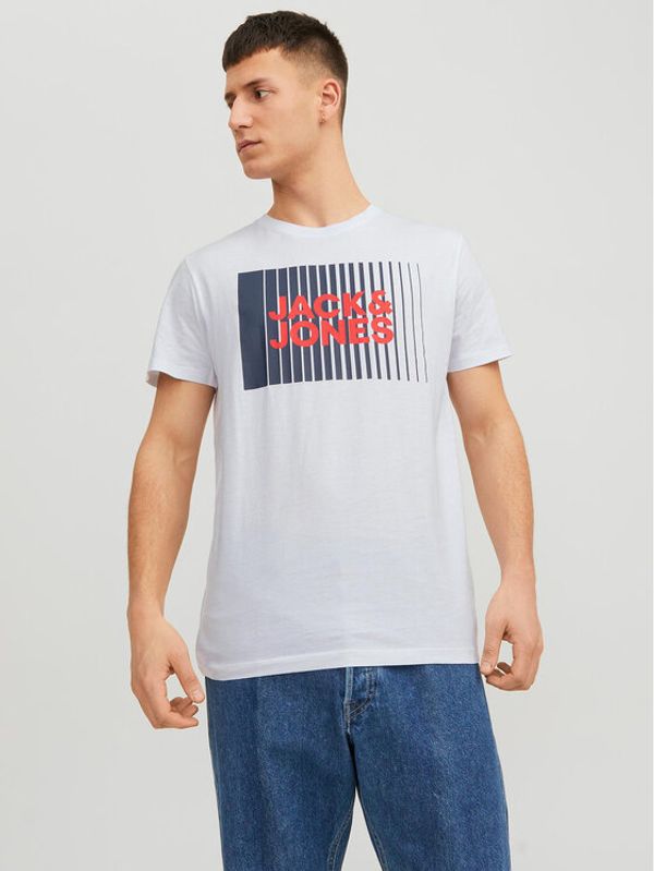 Jack&Jones Jack&Jones Тишърт 12233999 Бял Standard Fit