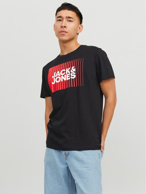 Jack&Jones Jack&Jones Тишърт 12233999 Черен Standard Fit