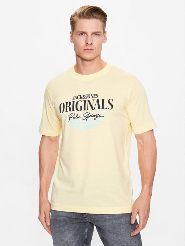 Jack&Jones Jack&Jones Тишърт 12234267 Жълт Standard Fit