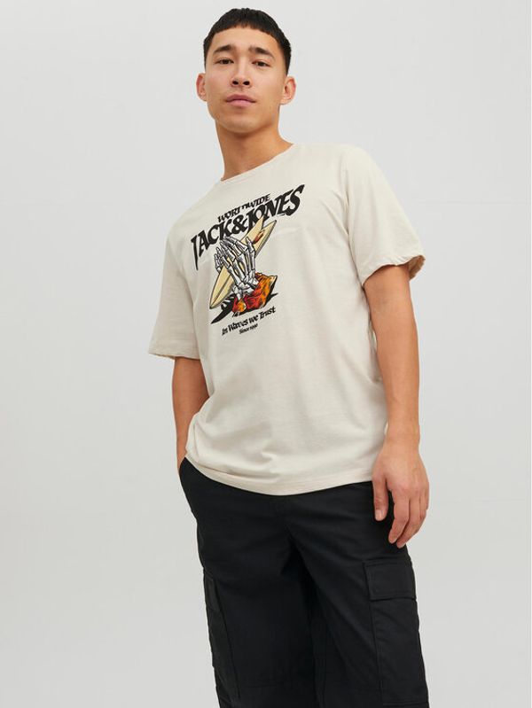 Jack&Jones Jack&Jones Тишърт 12234309 Сив Standard Fit