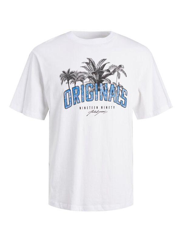 Jack&Jones Jack&Jones Тишърт 12235151 Бял Relaxed Fit