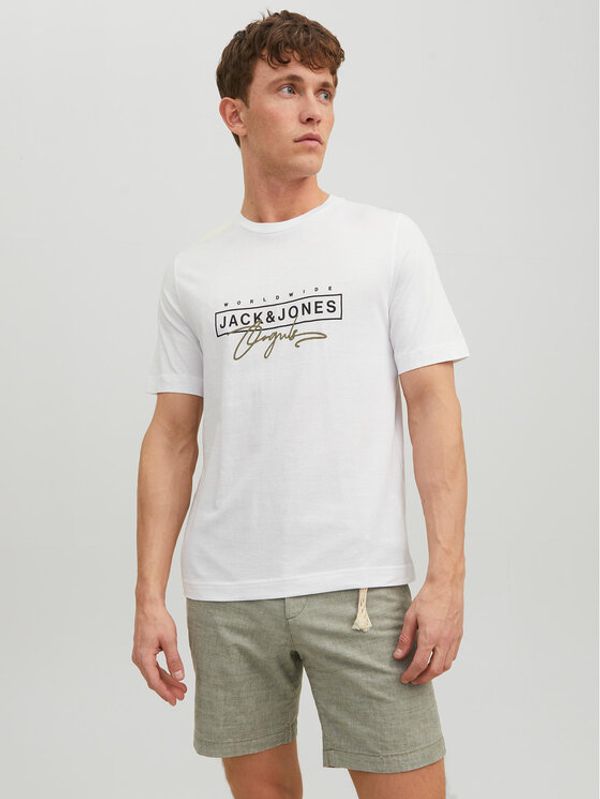 Jack&Jones Jack&Jones Тишърт 12235487 Бял Standard Fit
