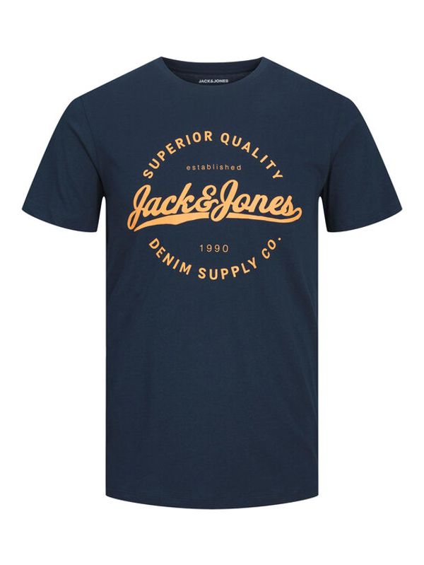 Jack&Jones Jack&Jones Тишърт 12236150 Тъмносин Regular Fit