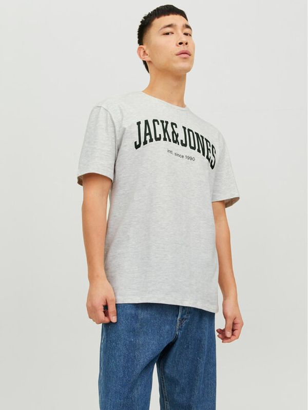 Jack&Jones Jack&Jones Тишърт 12236514 Сив Relaxed Fit