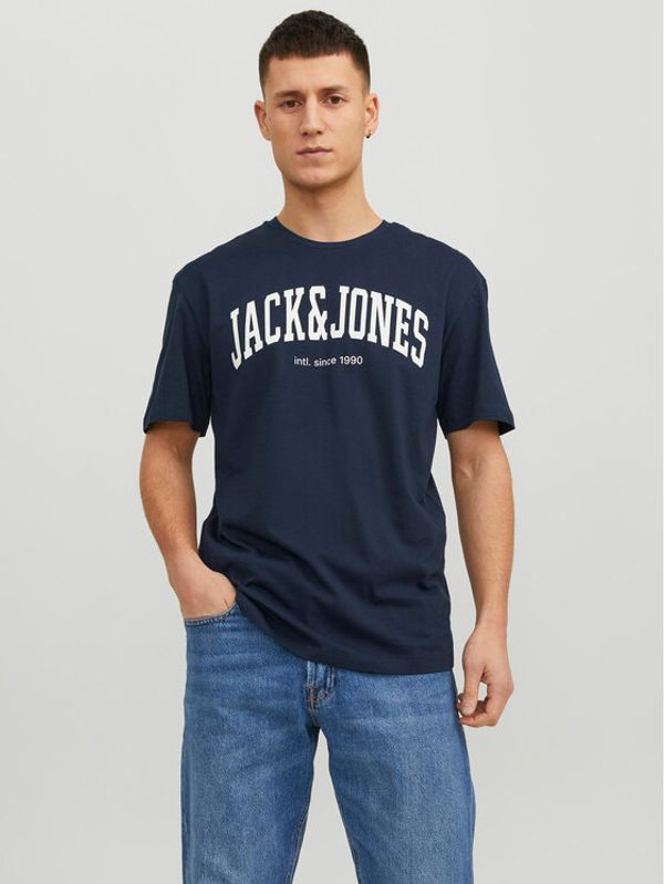 Jack&Jones Jack&Jones Тишърт 12236514 Тъмносин Relaxed Fit