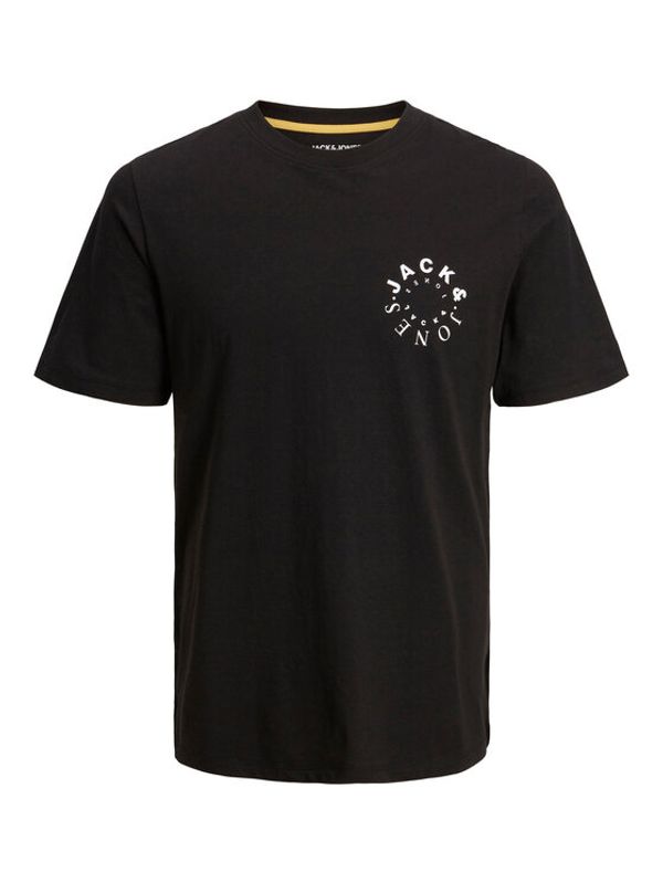 Jack&Jones Jack&Jones Тишърт 12242554 Черен Regular Fit