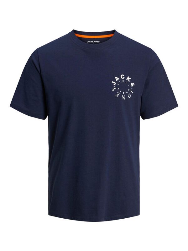 Jack&Jones Jack&Jones Тишърт 12242554 Тъмносин Regular Fit
