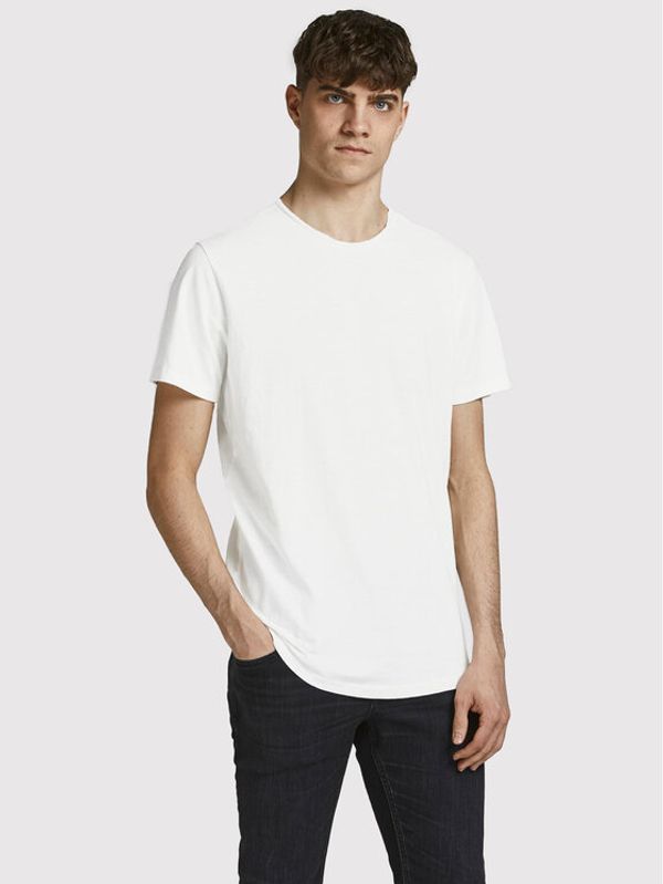 Jack&Jones Jack&Jones Тишърт Basher 12182498 Бял Regular Fit