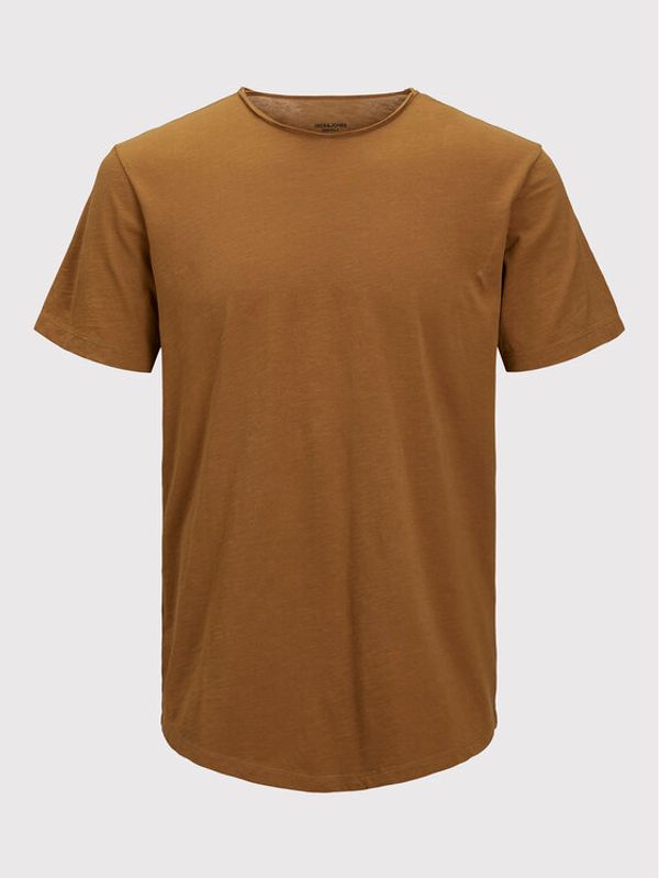 Jack&Jones Jack&Jones Тишърт Basher 12182498 Кафяв Regular Fit