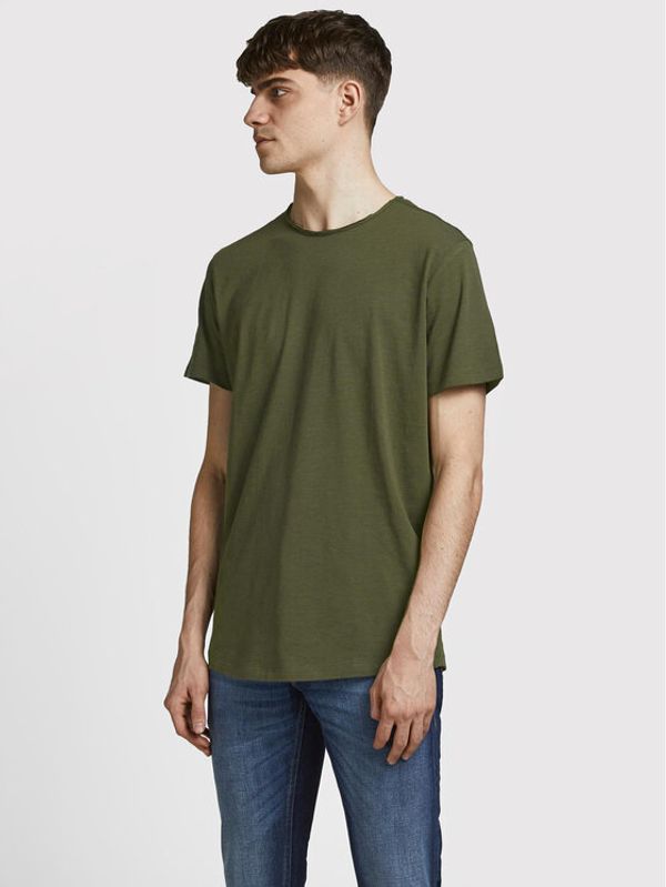 Jack&Jones Jack&Jones Тишърт Basher 12182498 Зелен Regular Fit