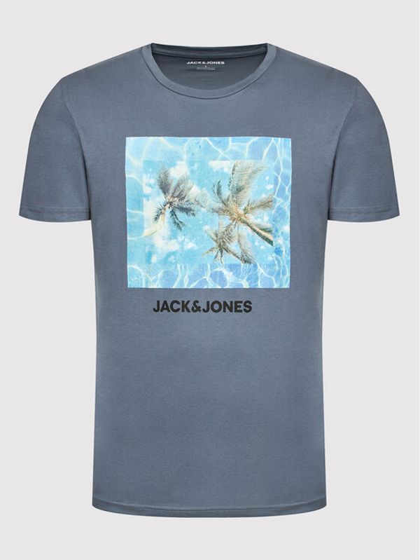 Jack&Jones Jack&Jones Тишърт Billboard 12200416 Сив Regular Fit