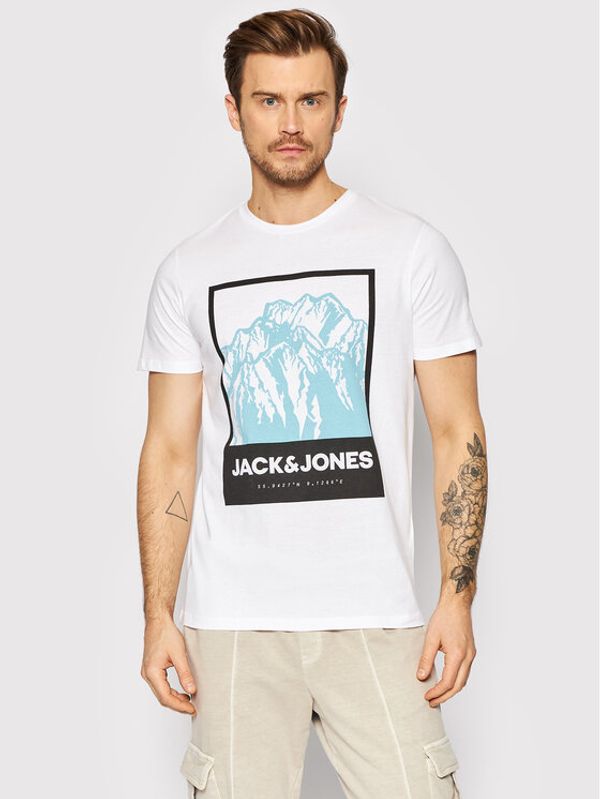 Jack&Jones Jack&Jones Тишърт Booster 12209200 Бял Regular Fit