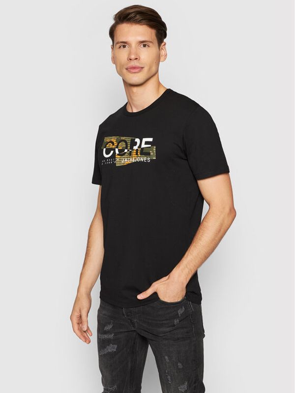 Jack&Jones Jack&Jones Тишърт Cam 12194175 Черен Regular Fit