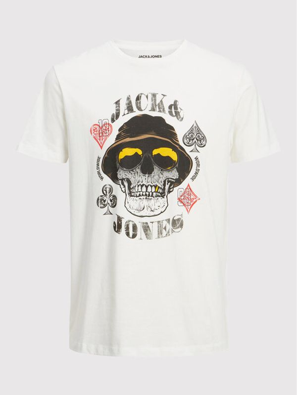 Jack&Jones Jack&Jones Тишърт Captan 12216369 Бежов Regular Fit