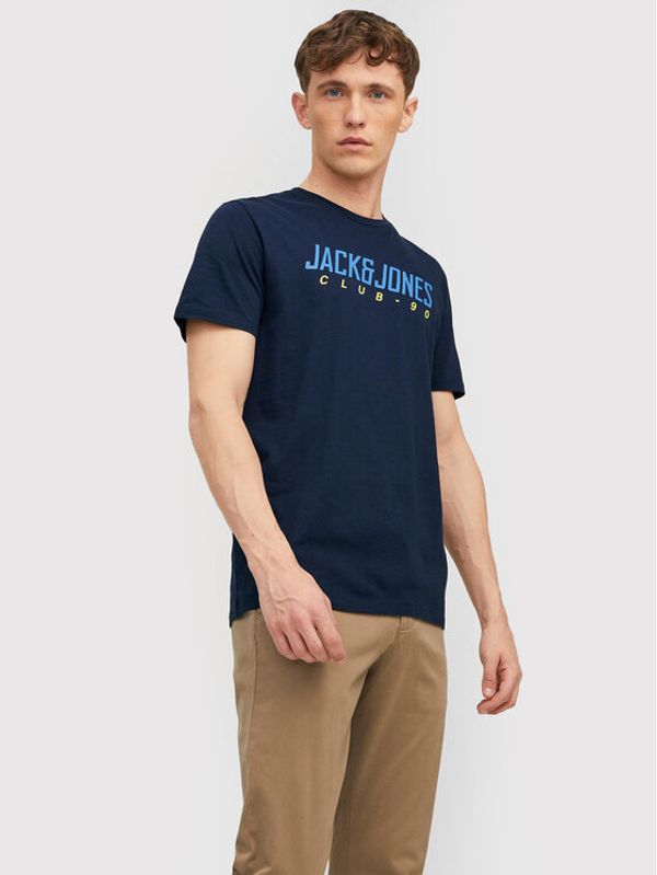 Jack&Jones Jack&Jones Тишърт Club 12213761 Тъмносин Regular Fit