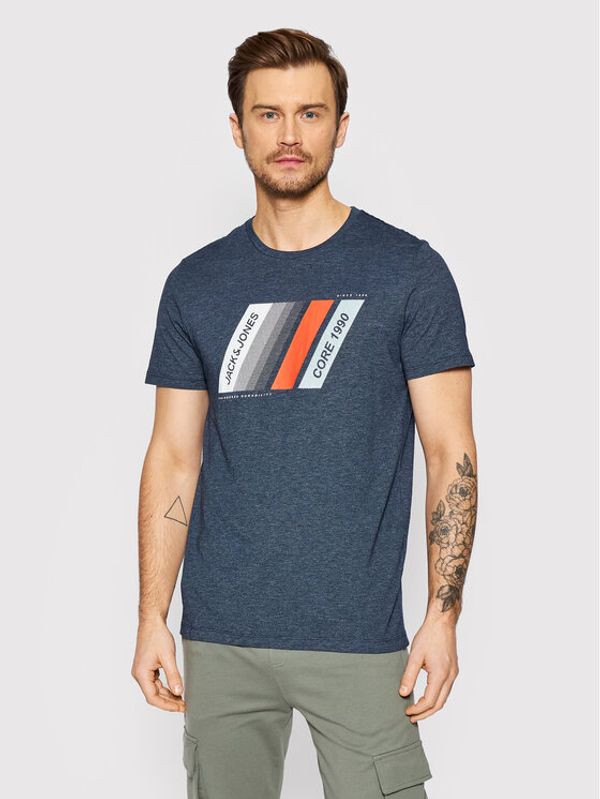 Jack&Jones Jack&Jones Тишърт Connor 12205428 Тъмносин Regular Fit