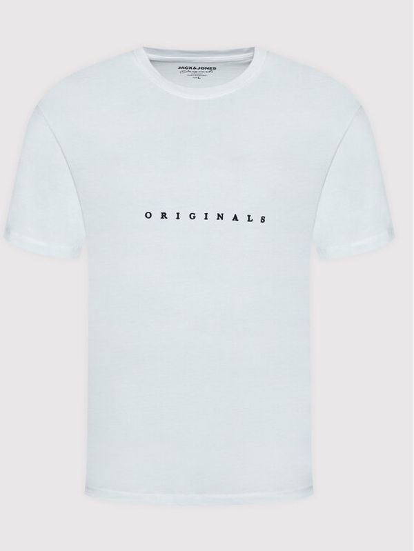 Jack&Jones Jack&Jones Тишърт Copenhagen 12176780 Бял Relaxed Fit