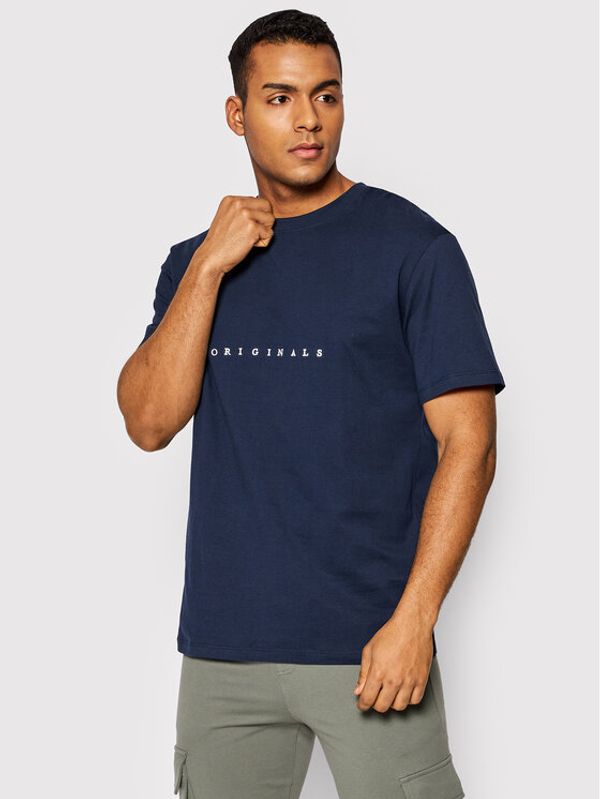 Jack&Jones Jack&Jones Тишърт Copenhagen 12176780 Тъмносин Relaxed Fit