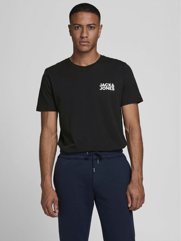 Jack&Jones Jack&Jones Тишърт Corp Logo 12151955 Черен Slim Fit