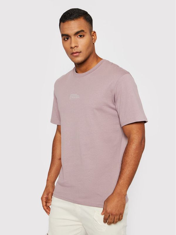 Jack&Jones Jack&Jones Тишърт Globe 12200759 Розов Relaxed Fit