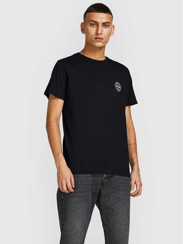 Jack&Jones Jack&Jones Тишърт Hark 12205022 Черен Regular Fit