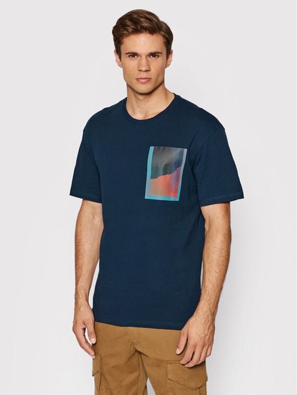 Jack&Jones Jack&Jones Тишърт Infinitys Tee 12193839 Тъмносин Relaxed Fit